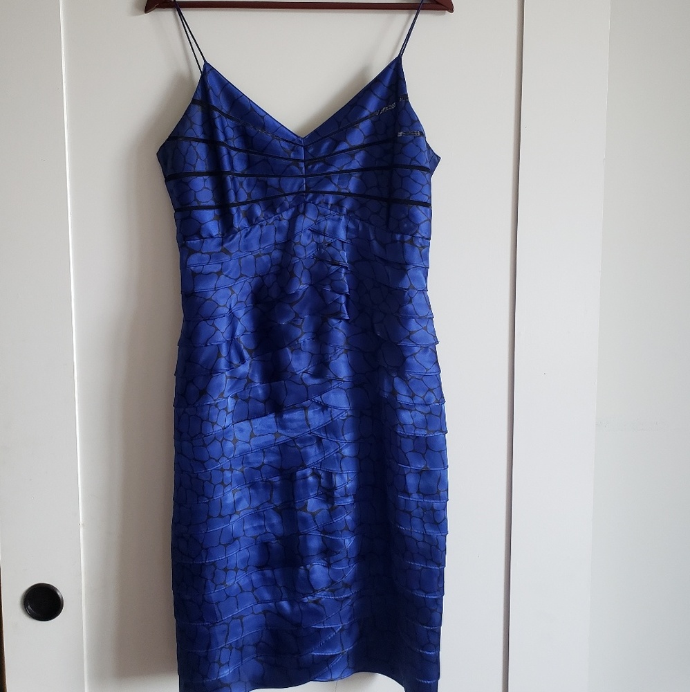 Eliza J. - Blue and Black Dress